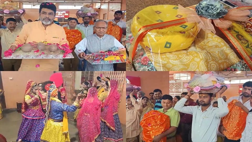 Prasad sent from the Shri Krishna Janmabhoomi Mathura to Shri Ram Janmabhoomi Ayodhya