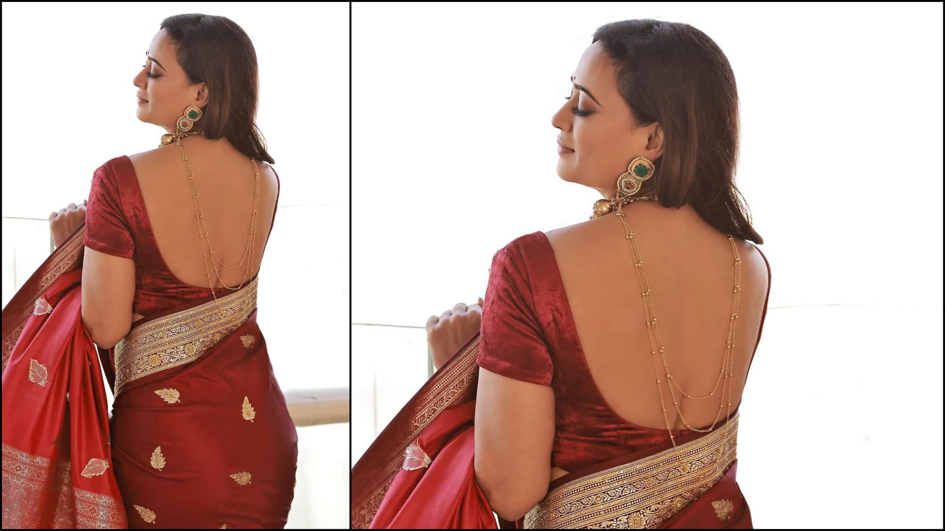 Shweta Tiwari Banarasi Saree Look Modern Style Inspiration In Hindi Disprj