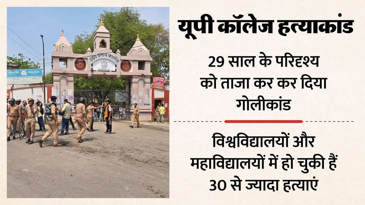 UP College Murder case Over 30 Killing in 29 Year Some Became Legislator Others Turned Mafia Dons in varanasi