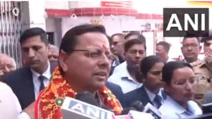 CM Pushkar Singh Dhami participated in a collective Kanya Pujan navratri Dehradun premnagar News