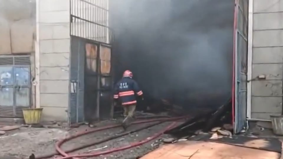 Fire broke out in a factory in Bawana Industrial Area, Sector 2 Delhi