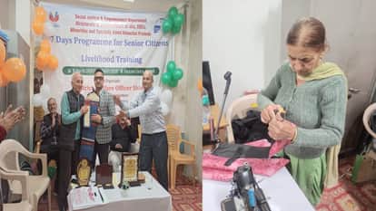 Himachal: Learning a New Skill at 80: Elderly Person Learns to Make Tiffin Boxes and Pencil Cases for Grandchi