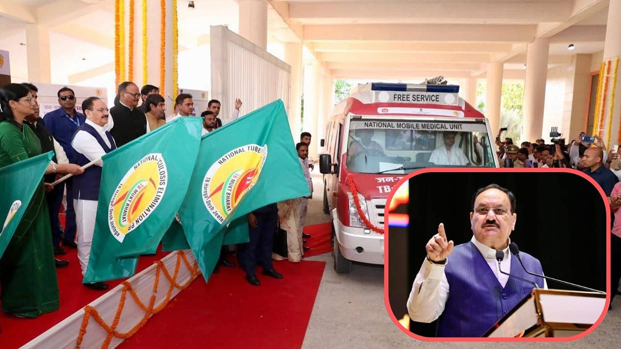 JP Nadda starts 100-day TB campaign in Greater Noida