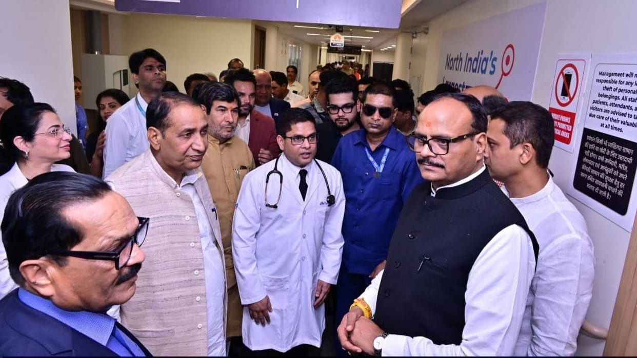 Brajesh Pathak inaugurated Bone Marrow Transplant Center and statement on film Dhurandhar two in Greater Noida