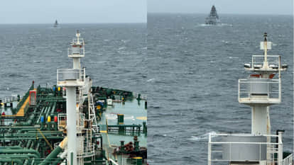 Visuals of Pine Gas LPG Carrier, which crossed the Strait of Hormuz LPG vessels Business News and Story