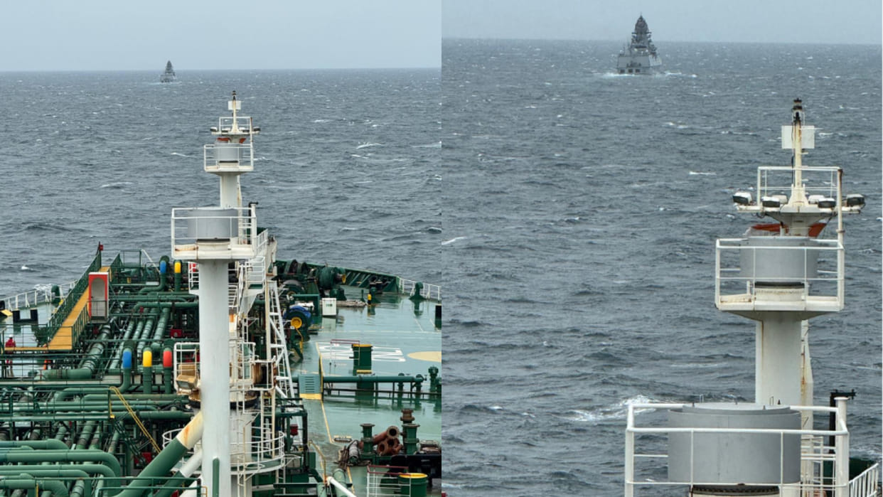 Visuals of Pine Gas LPG Carrier, which crossed the Strait of Hormuz LPG vessels Business News and Story