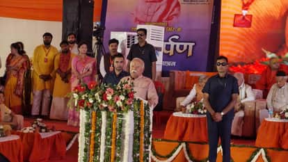 Mohan Bhagwat Gives Message at Vrindavan Ashram Inauguration
