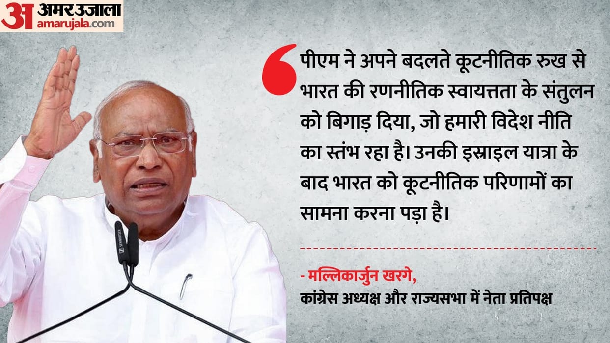 'An exercise in obfuscation': Kharge slams PM statement in RS on West Asia crisis