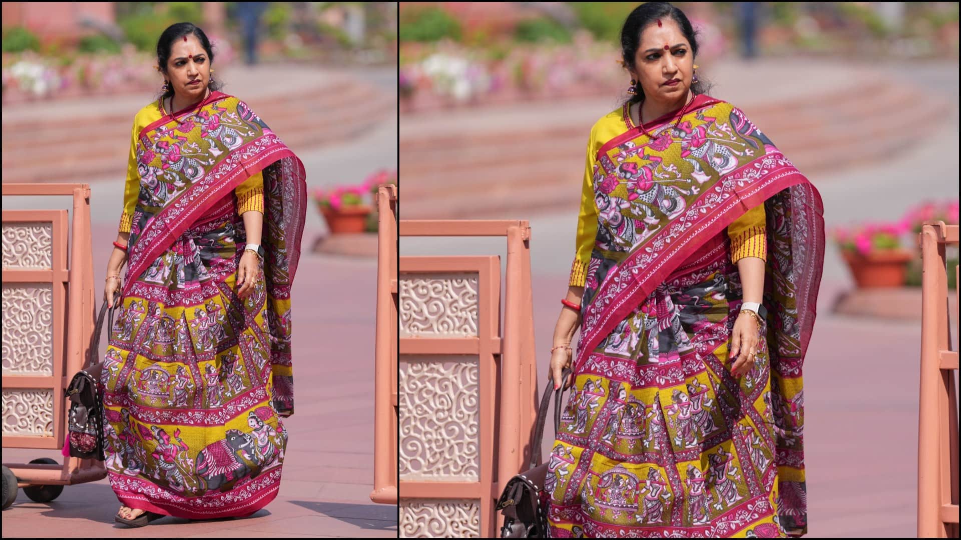 Summer Fashion Of Women Leaders in Parliament Saree Style Inspiration