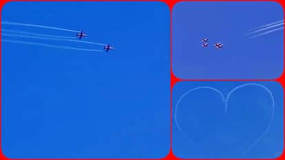 Himachal Fighter Jets Roar Across the Skies of Sujanpur Four Hawks Conduct Air Show Rehearsal