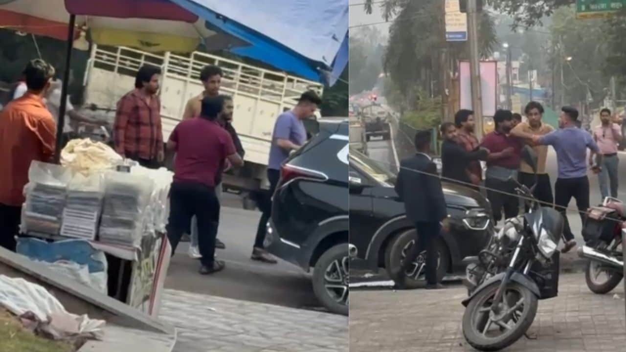 दो पक्षों के बीच जमकर विवाद