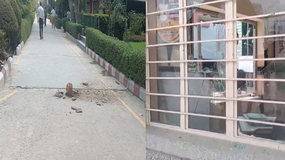 Meerut: Students Protest After Girl student Death, Vandalism at University Campus