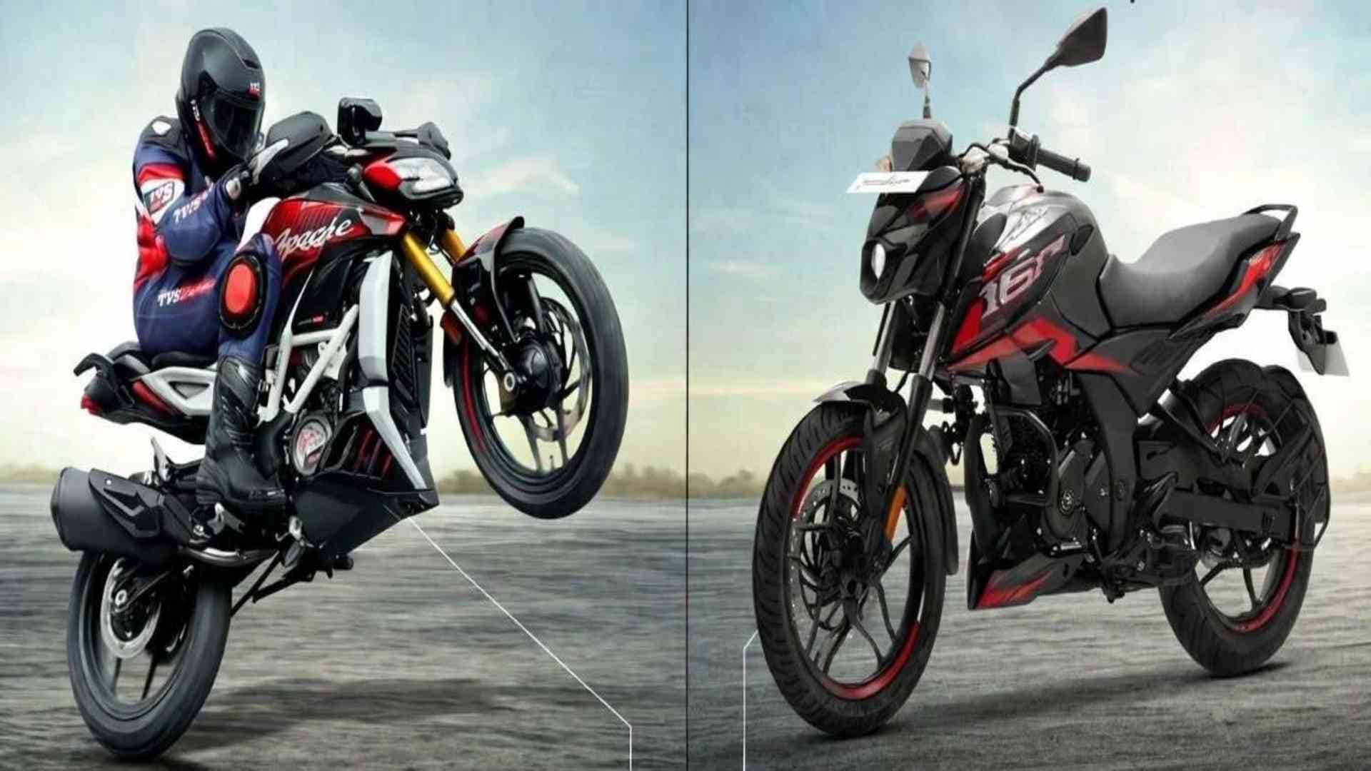 Bajaj Pulsar vs TVS Apache Sales