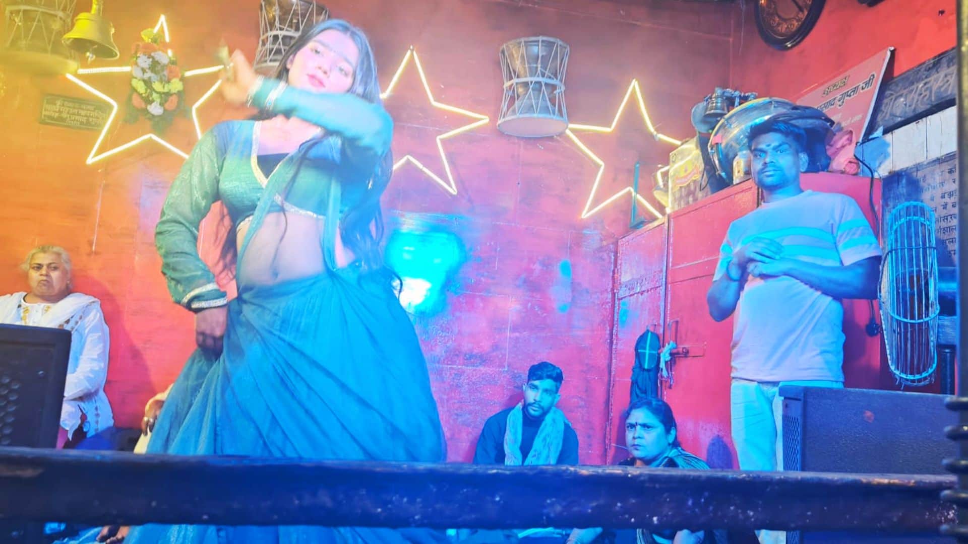 Courtesans Perform Dance Offering Heartfelt Tribute to Lord Nataraj Amidst Tears at Cremation Ground