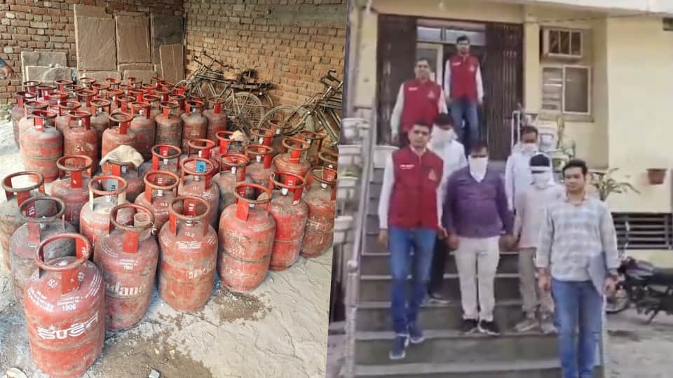एलपीजी रैकेट का भंडाफोड़