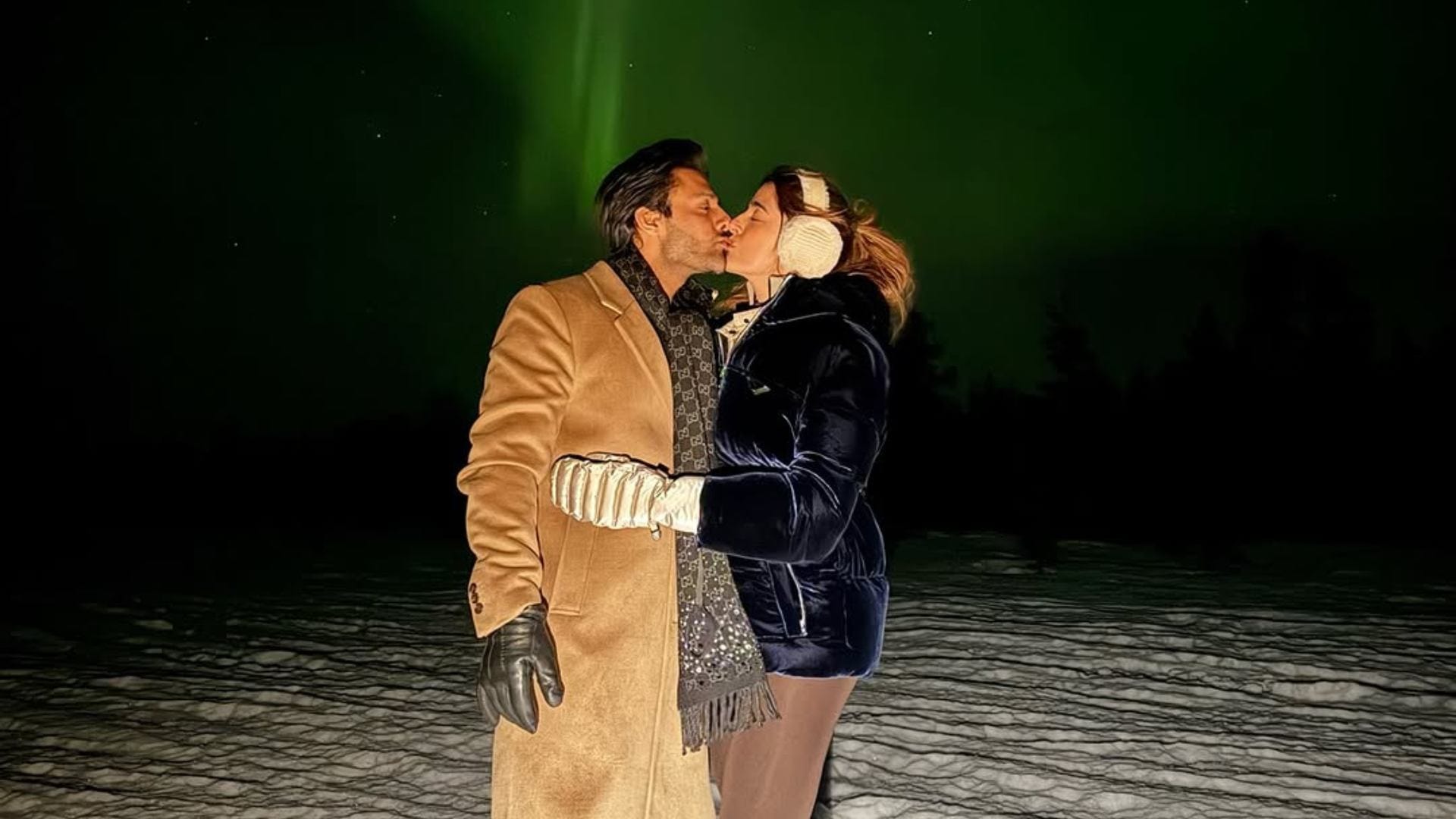 Kriti Sanon on finland trip with sister and brother in law gives pose under northern lights