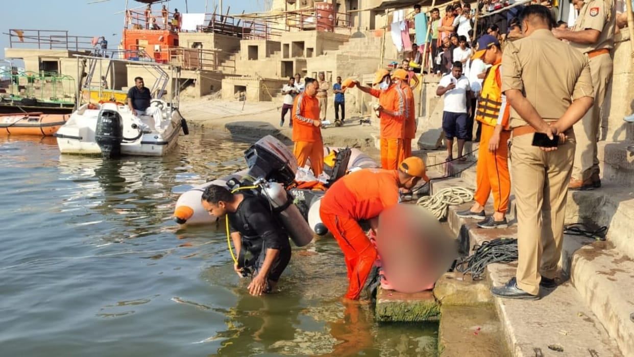Young Man Drowns While Bathing at Panchganga Ghat in Varanasi