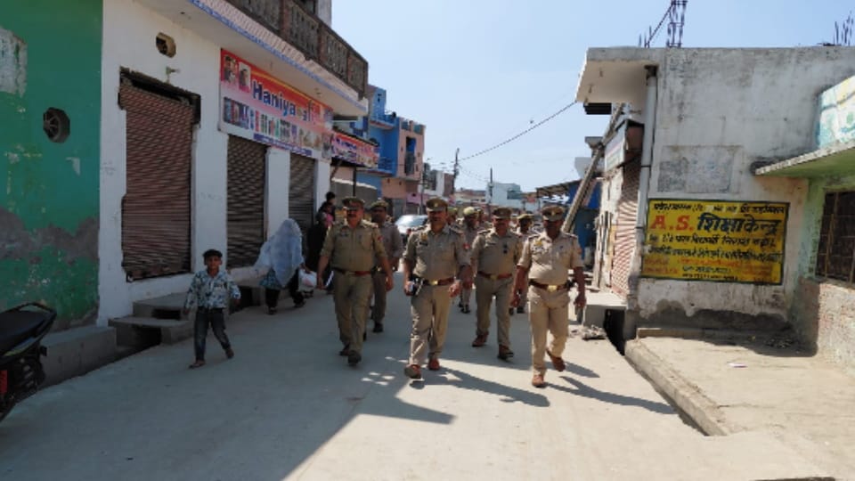 Meerut: Tension continues in Kashi village after clash, police and PAC deployed