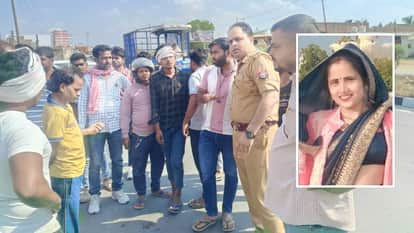 Etawah Truck Collides with Motorcycle Sister Dies Brother in Critical Condition Body Sent for Postmortem