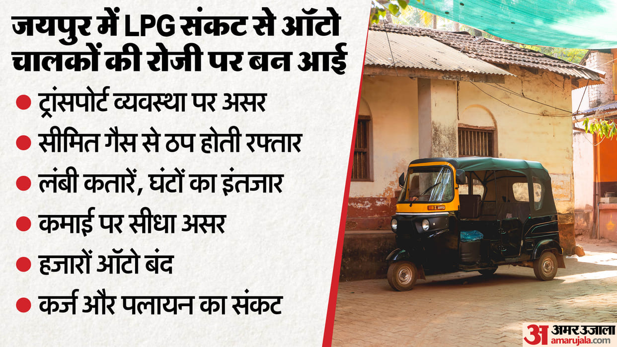 LPG shortage hits Jaipur auto drivers, city transport in crisis