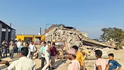 Ice Factory Building Collapses in Badaun
