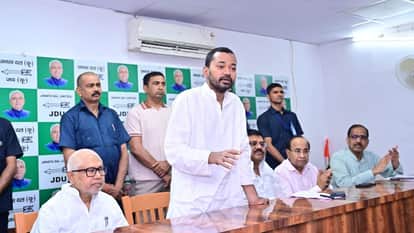 Nishant Kumar visit JDU party office Nitish Kumar Patna Bihar News