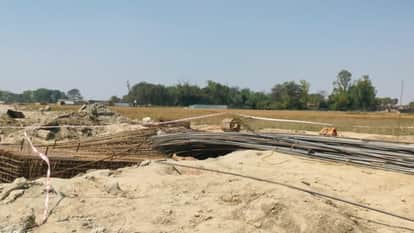 Two laborers killed after buried under debris collapse of an under-construction bridge structure in ballia