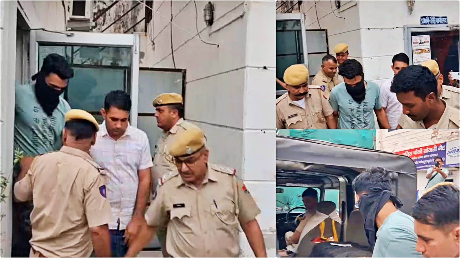 पुलिस की गिरफ्त में पाकिस्तानी एजेंट जीशान