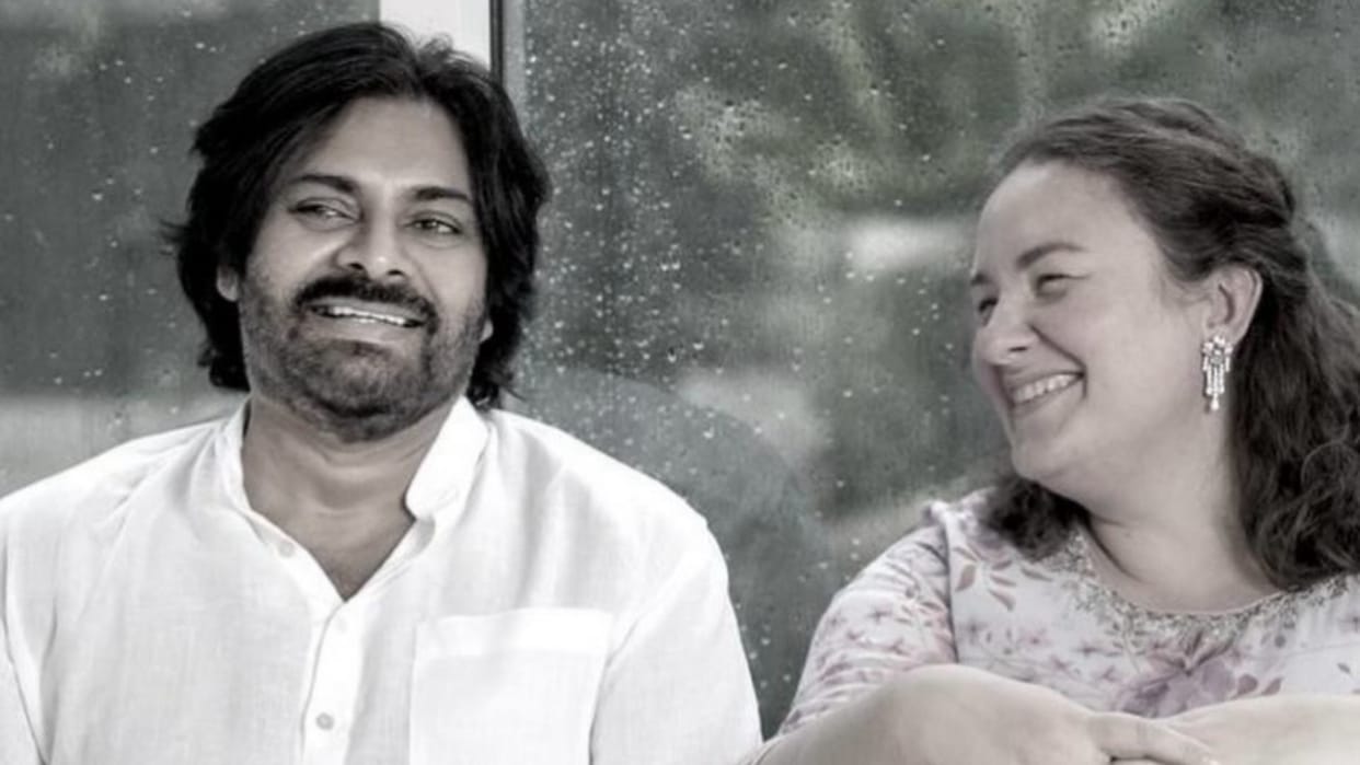 Pawan Kalyans wife Anna Lezhneva makes her 1st instagram account posts unseen picture with husband