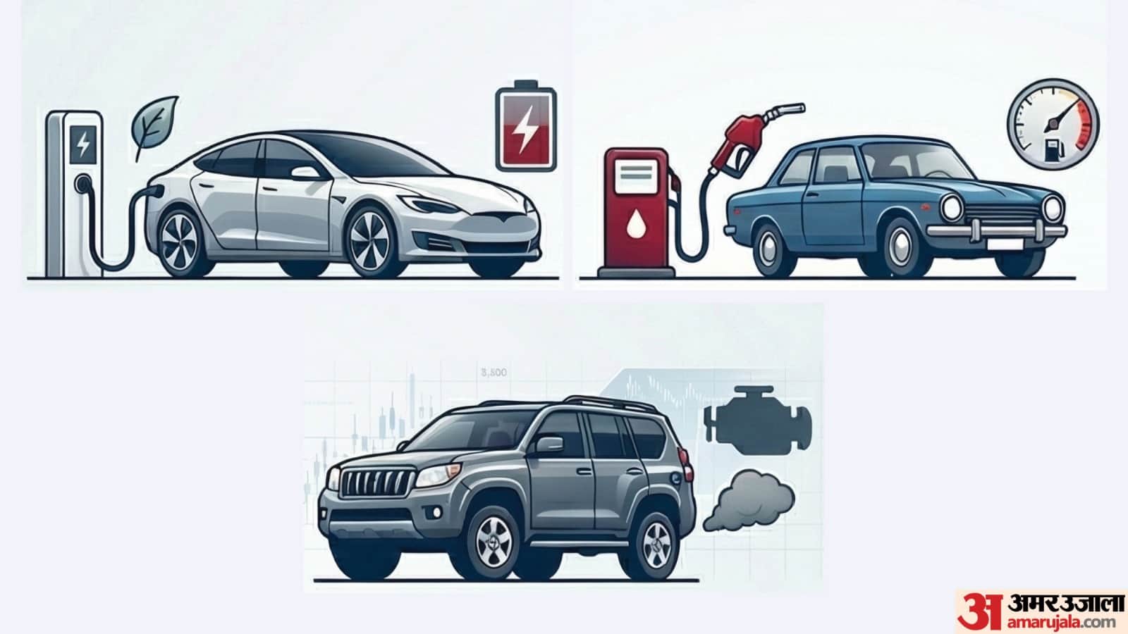 Petrol vs Diesel vs Electric car