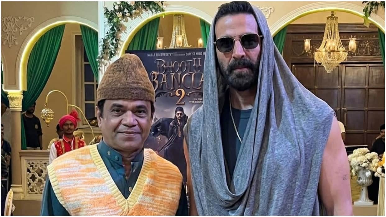 Bhooth Bangla Rajpal Yadav Breaks Silence On Viral Video Of Akshay Kumar Pushing Him To Side Says He Loves Me