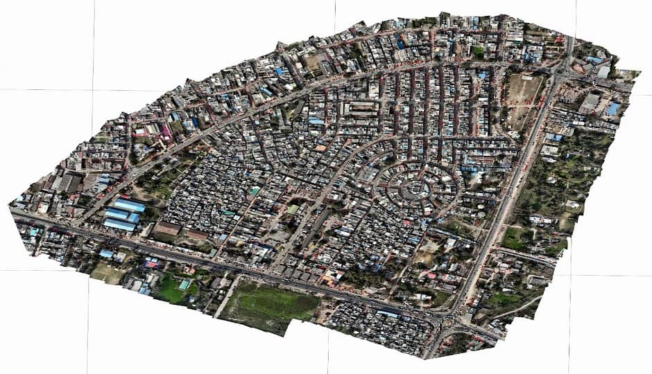 रुद्रपुर में हुए ड्रोन सर्वे के बाद वाहनों की ये तस्वीर आई सामने।