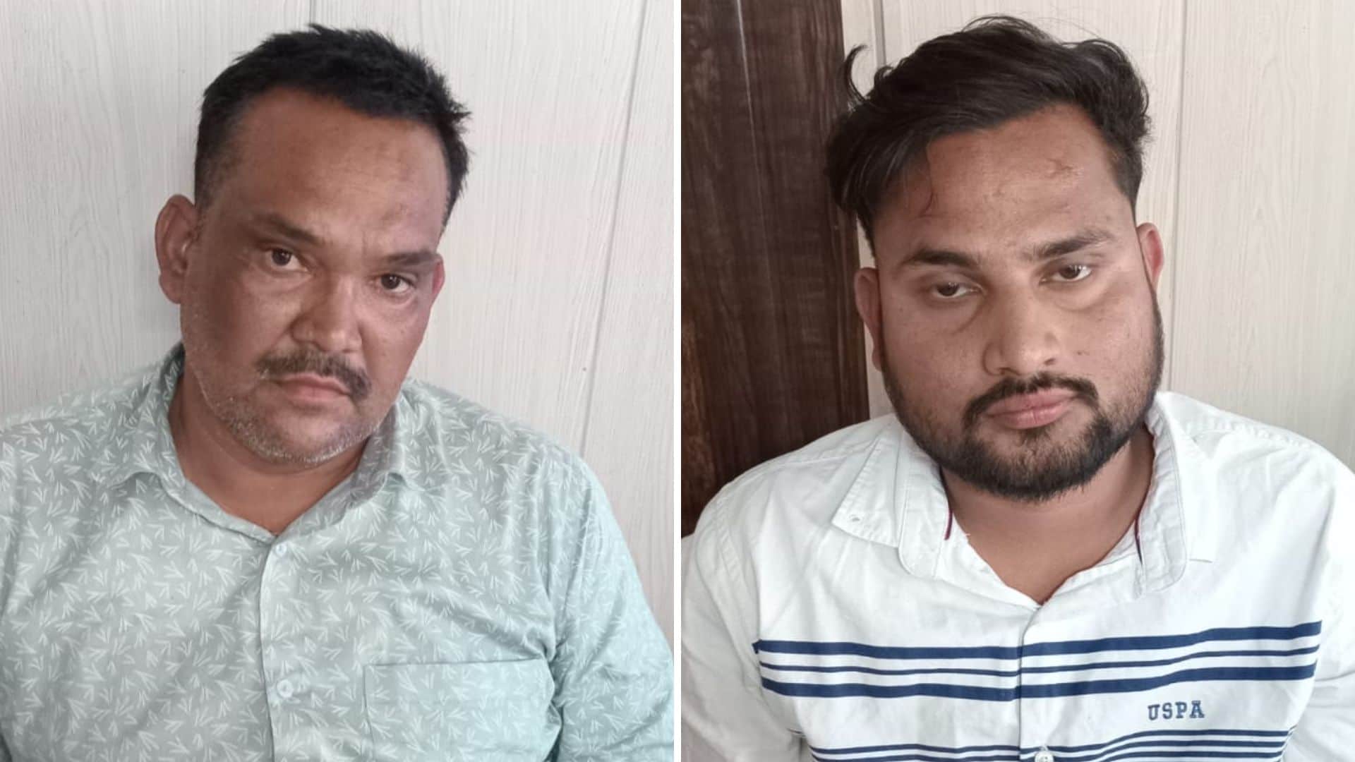 शशिकांत सोनकर और चंद्रेश यादव ले रहे थे रिश्वत।