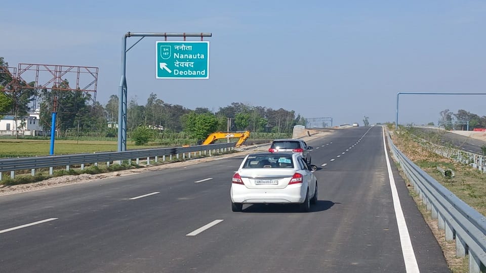Delhi-Dehradun Expressway: One side lane opened at this place in Saharanpur, know when it will be inaugurated