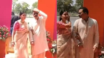 engagement of SP Krishna Kumar Bishnoi and Bareilly ASP Anshika Verma took place in Sambhal