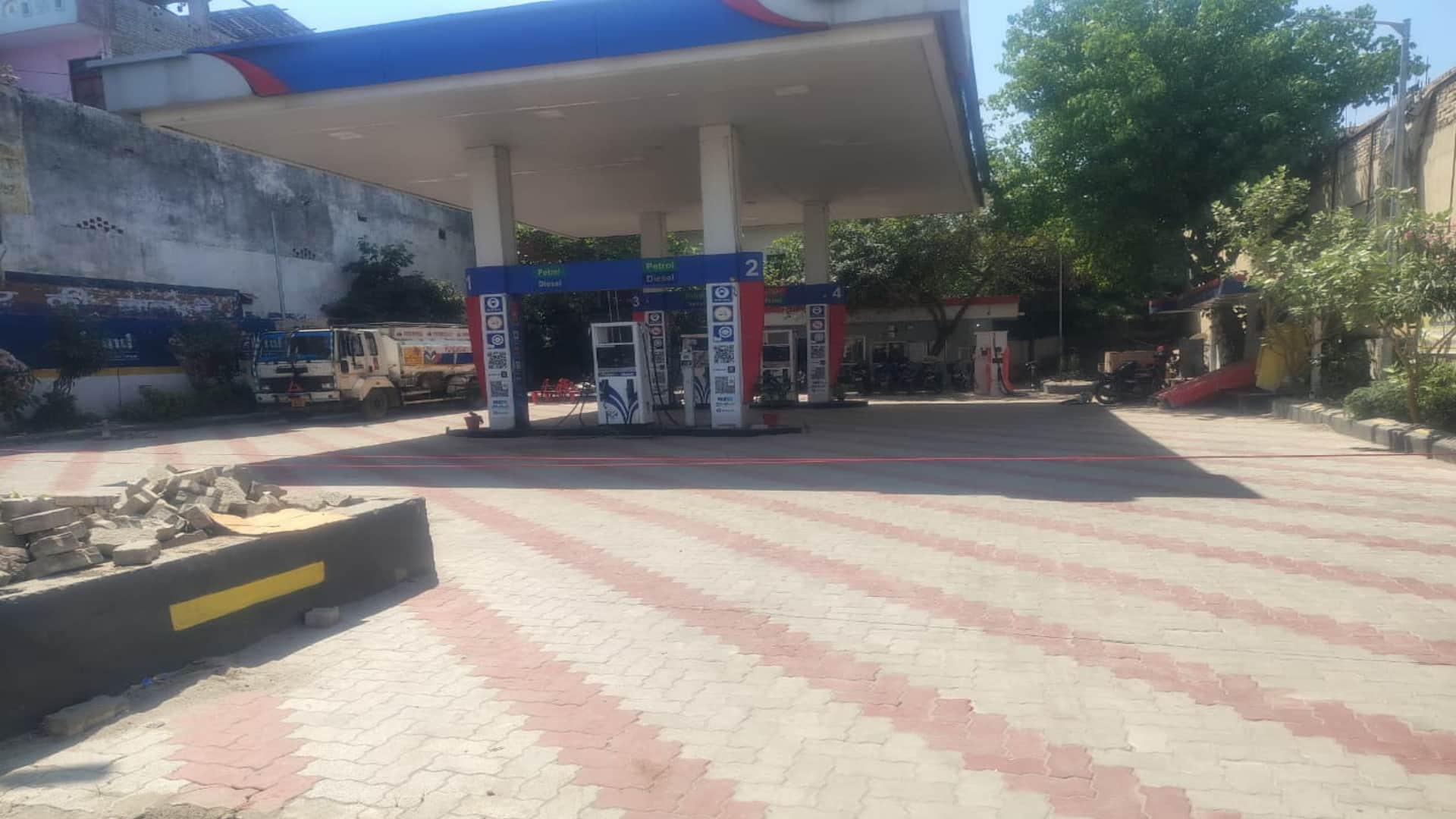 There is a hue and cry about petrol and diesel running out in the city, long queues at the pumps, many petrol