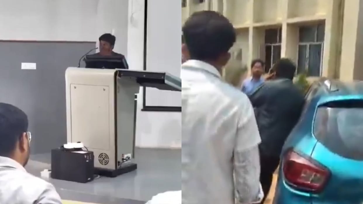 karnataka college professor who allegedly proposed to a female student in classroom  fired