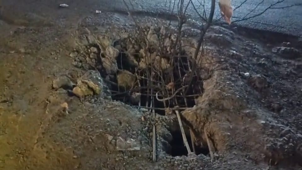 Broken Roads, Open Manholes and Dark Streets Trouble Residents in Cantonment Area