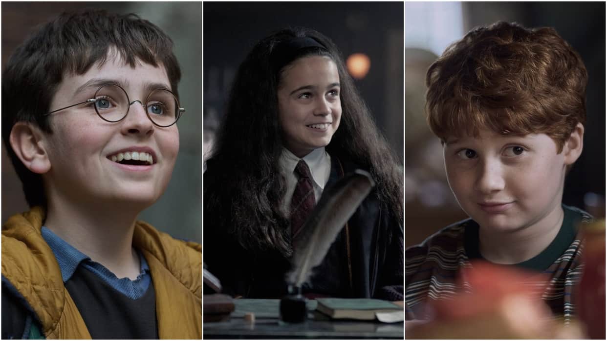 Harry Potter HBO TV series Trailer Harry, Ron and Hermione Head to Hogwarts Christmas 2026 Release Date Set