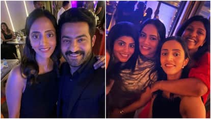 Jr NTR Hosts Fun Filled Birthday Bash For Wife Pranathi Photos Viral On Social Media Here See Pics