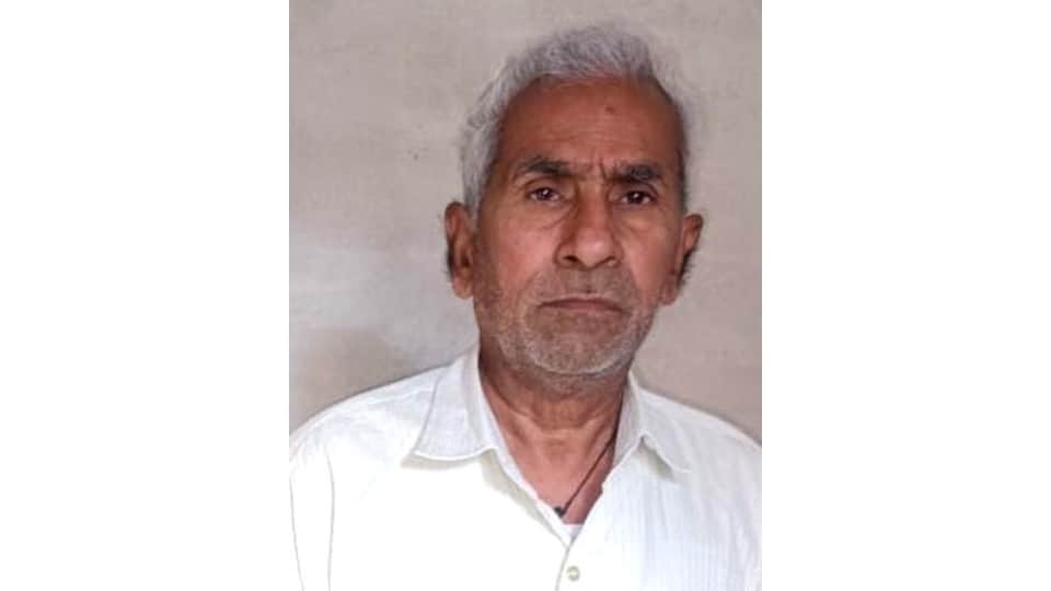 मृतक सेवानिवृत्त रेल कर्मी ओमप्रकाश