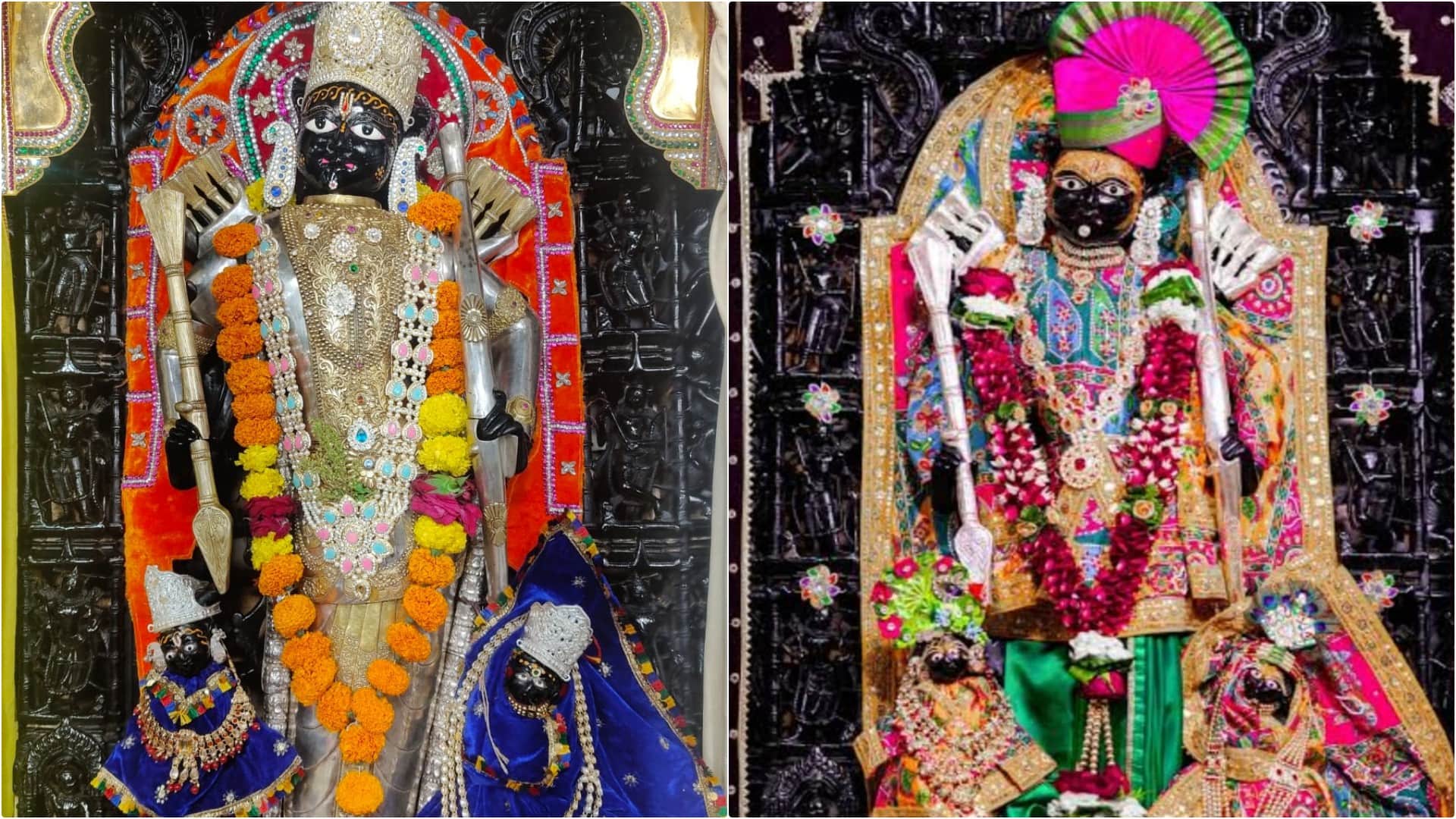 Ram Navami Unique Confluence of Faith at Bhiluda Dham Witnessing Unity of Ram-Krishna in Blind Sculptor's Idol