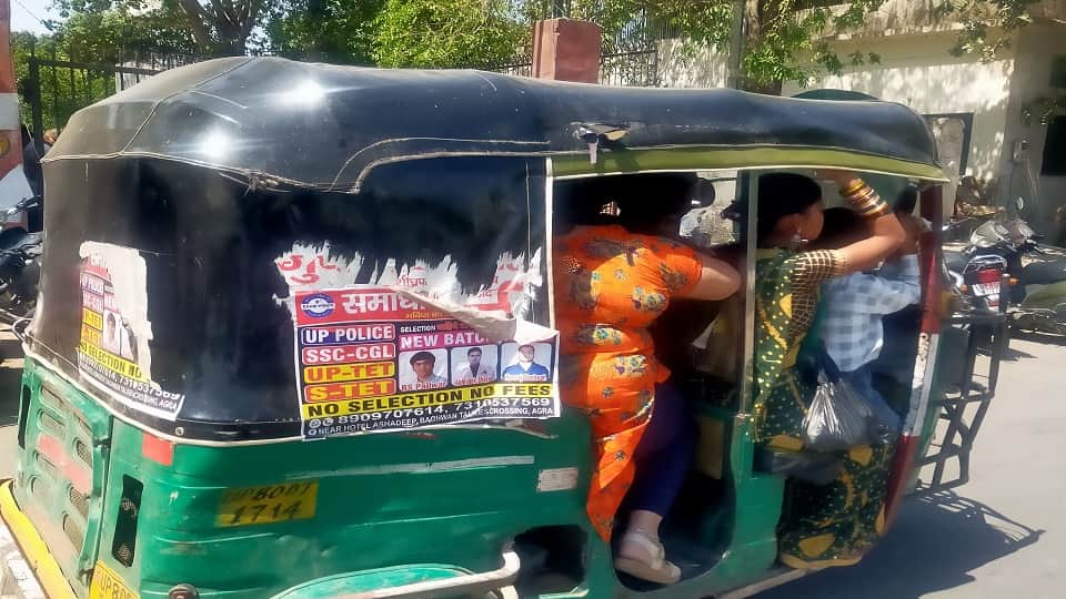 Overloaded Autos Risk Lives in Agra Despite Fatal Accidents and Rules