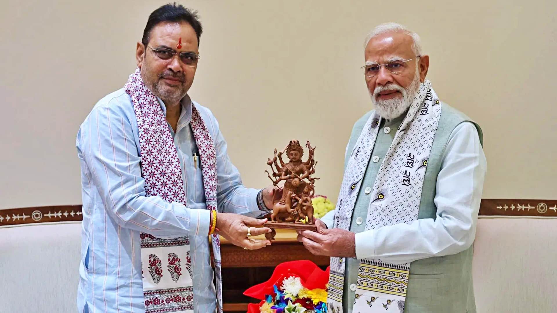 पीएम मोदी के साथ सीएम भजनलाल शर्मा (फाइल फोटो)