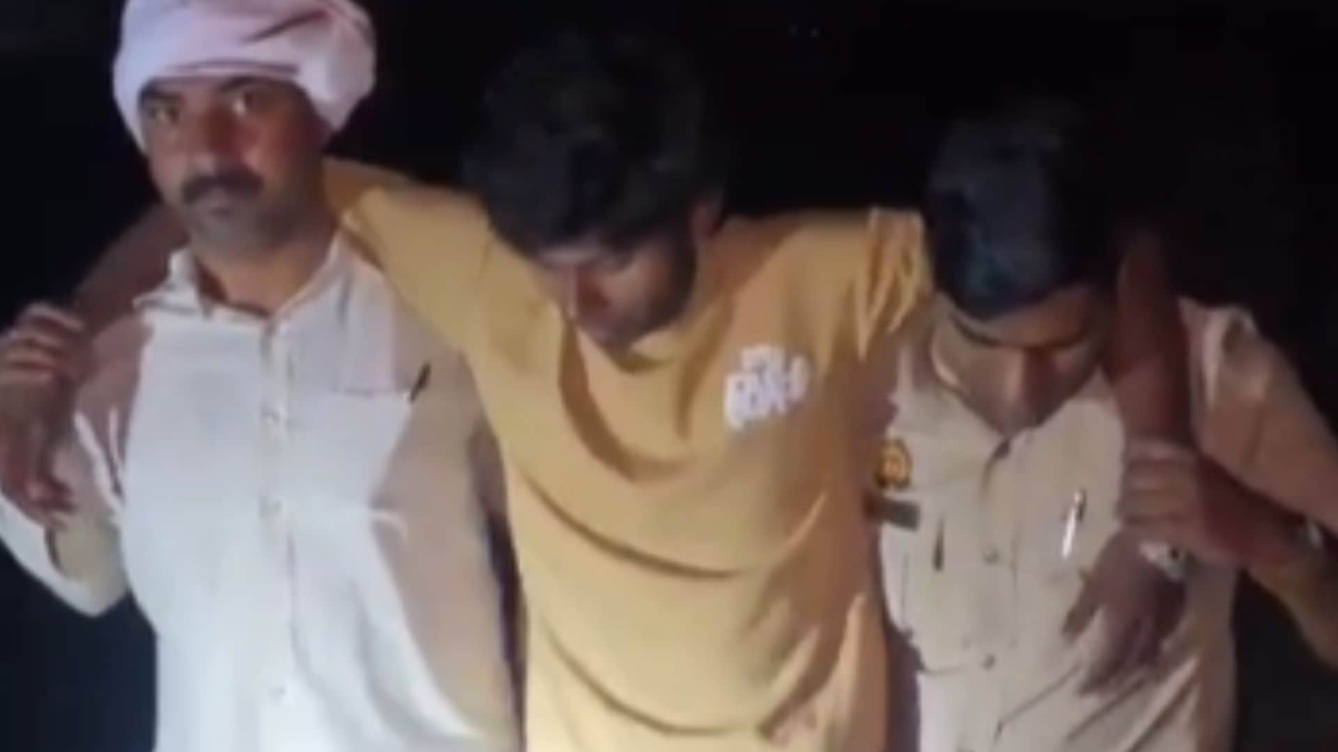 पुलिस के गिरफ्त में आरोपी