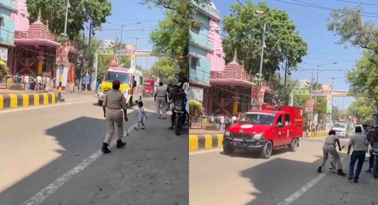 nitish kumar samriddhi yatra nalanda child incident flyover inauguration development projects
