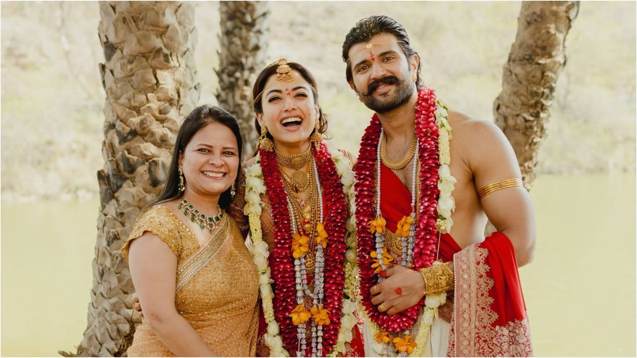 Vijay Deverakonda Rashmika Mandanna One Month Wedding Anniversary newly married Couple Shares heartfelt post
