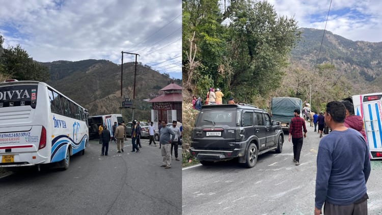 Nainital: खूपी के पास तेज रफ्तार बस पलटी, ओवरटेक करने की कोशिश में हुआ हादसा, एक की मौत, आठ घायल