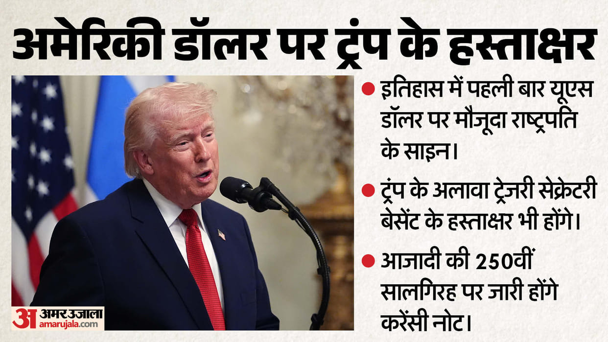 President Trump signature will appear on American currency in a first for a sitting US president