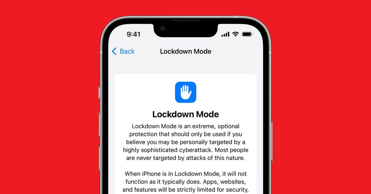 एपल लॉकडाउन मोड